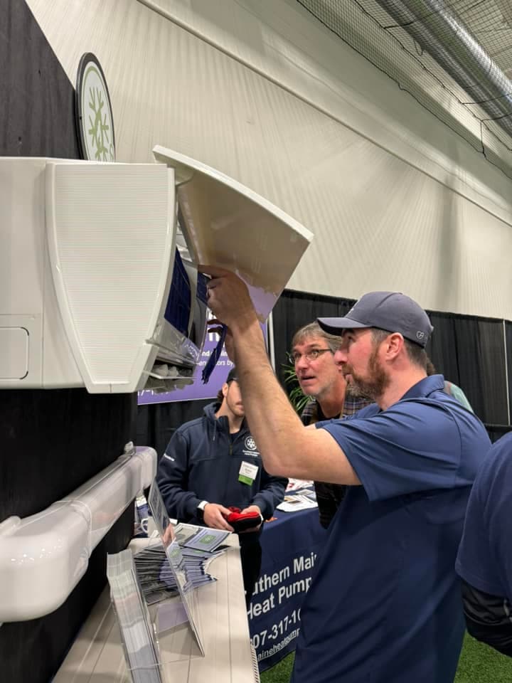 Heat pump installation in Portland, Maine