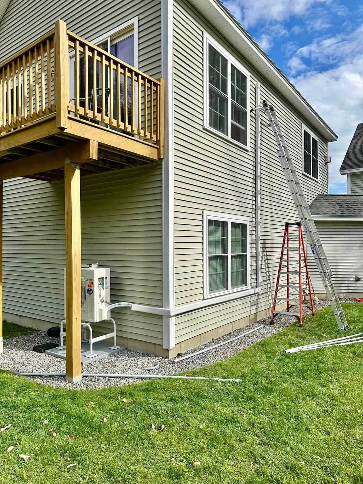 Commercial heat pump installation serving Cumberland County businesses