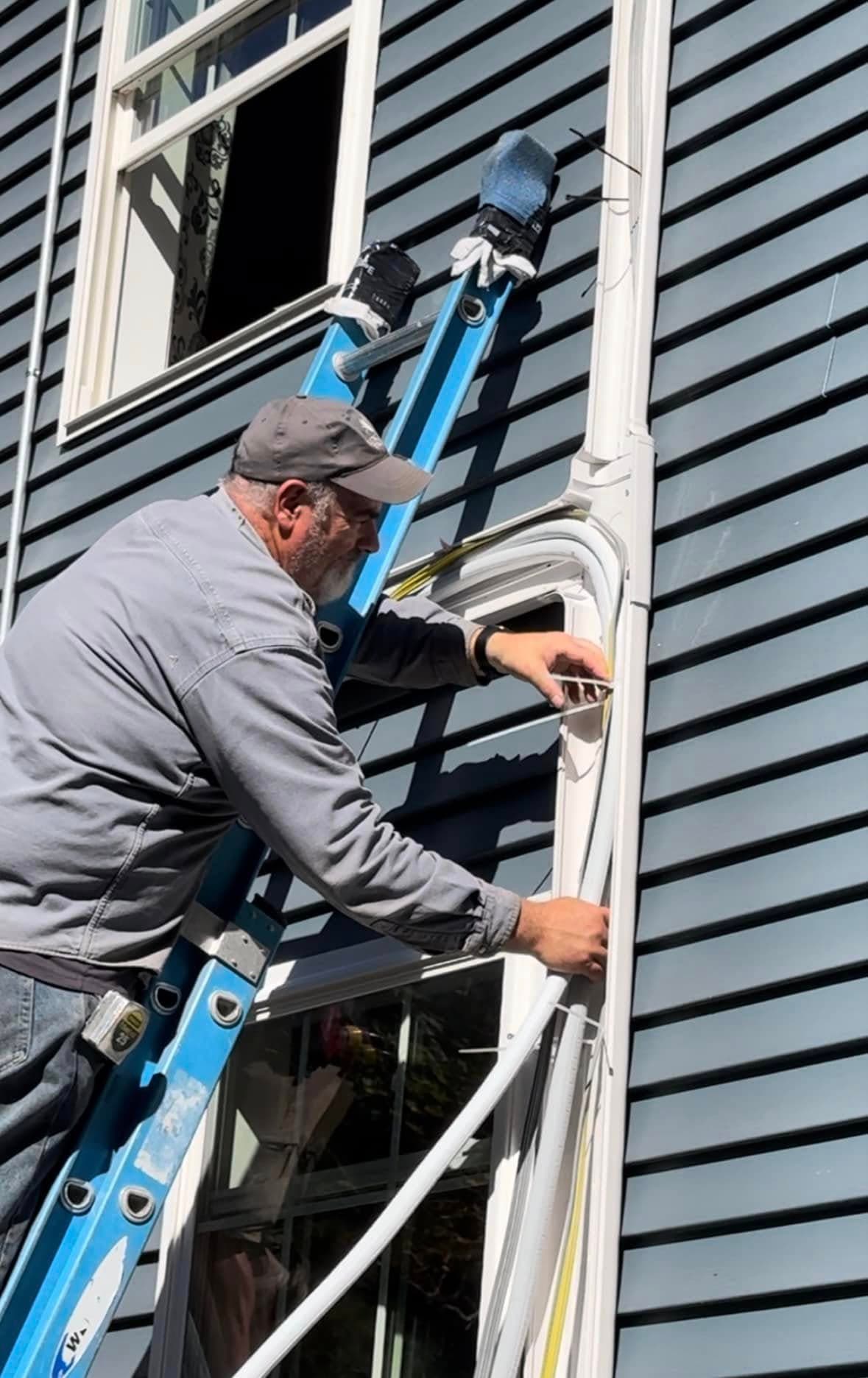 Heat pump installation in Cumberland, Maine